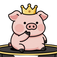 Maskottchen Buzzer das Schwein als Denker mit goldener Krone beantwortet FAQ Fragen im CrazyBuzzer Casino
